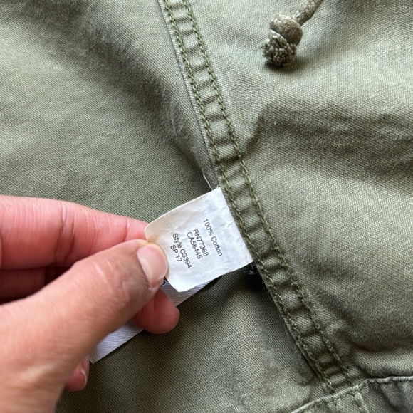 Madewell green olive fleet jacket size xxs item c3394 - Picture 9 of 12